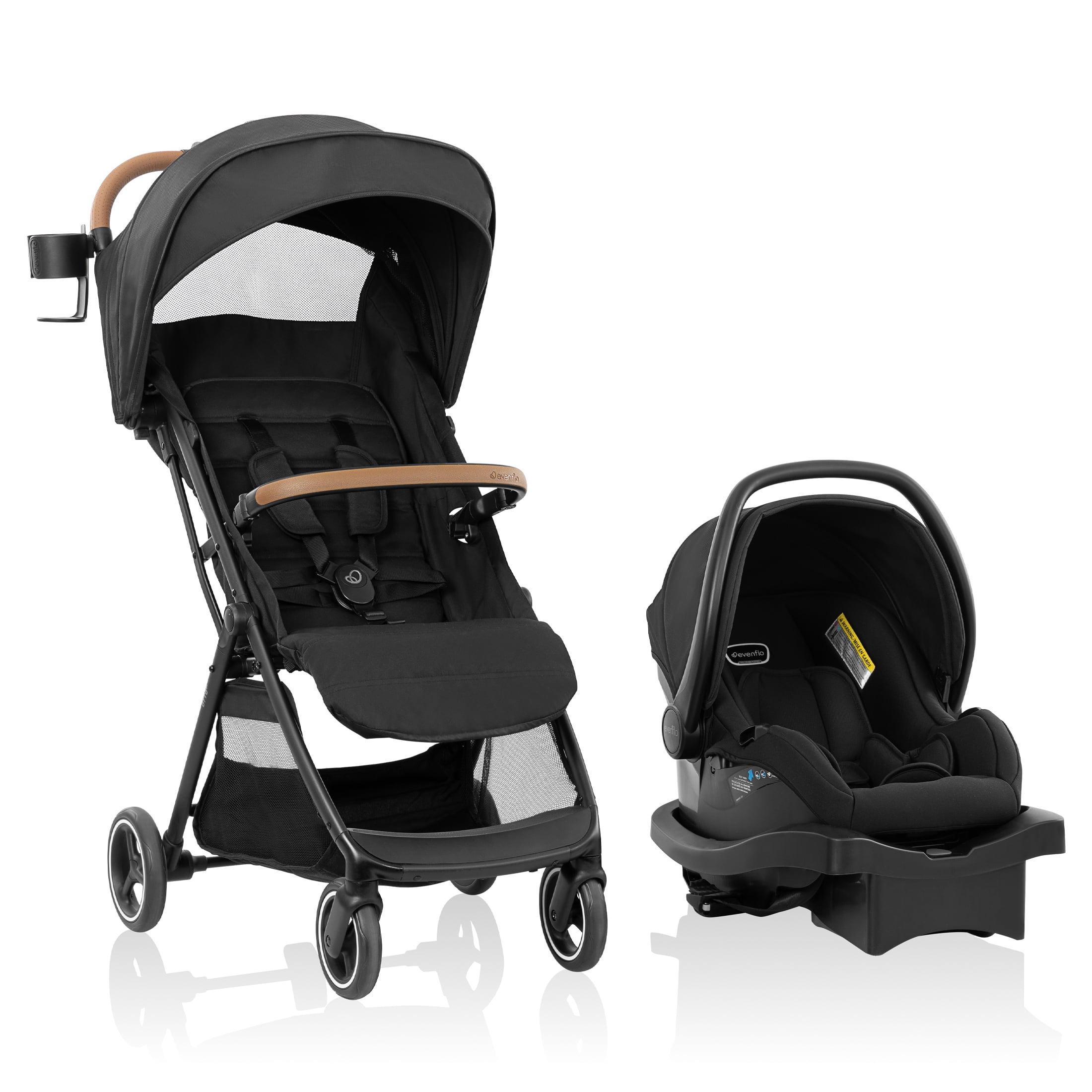 Evenflo Otto+ Travel System with LiteMax Infant Car Seat (Age 0-5 Years)