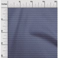thumbnail image 1 of oneOone Viscose Chiffon Navy Blue Fabric Diamond Shape Geometric Craft Projects Decor Fabric Printed By The Yard 42 Inch Wide, 1 of 4