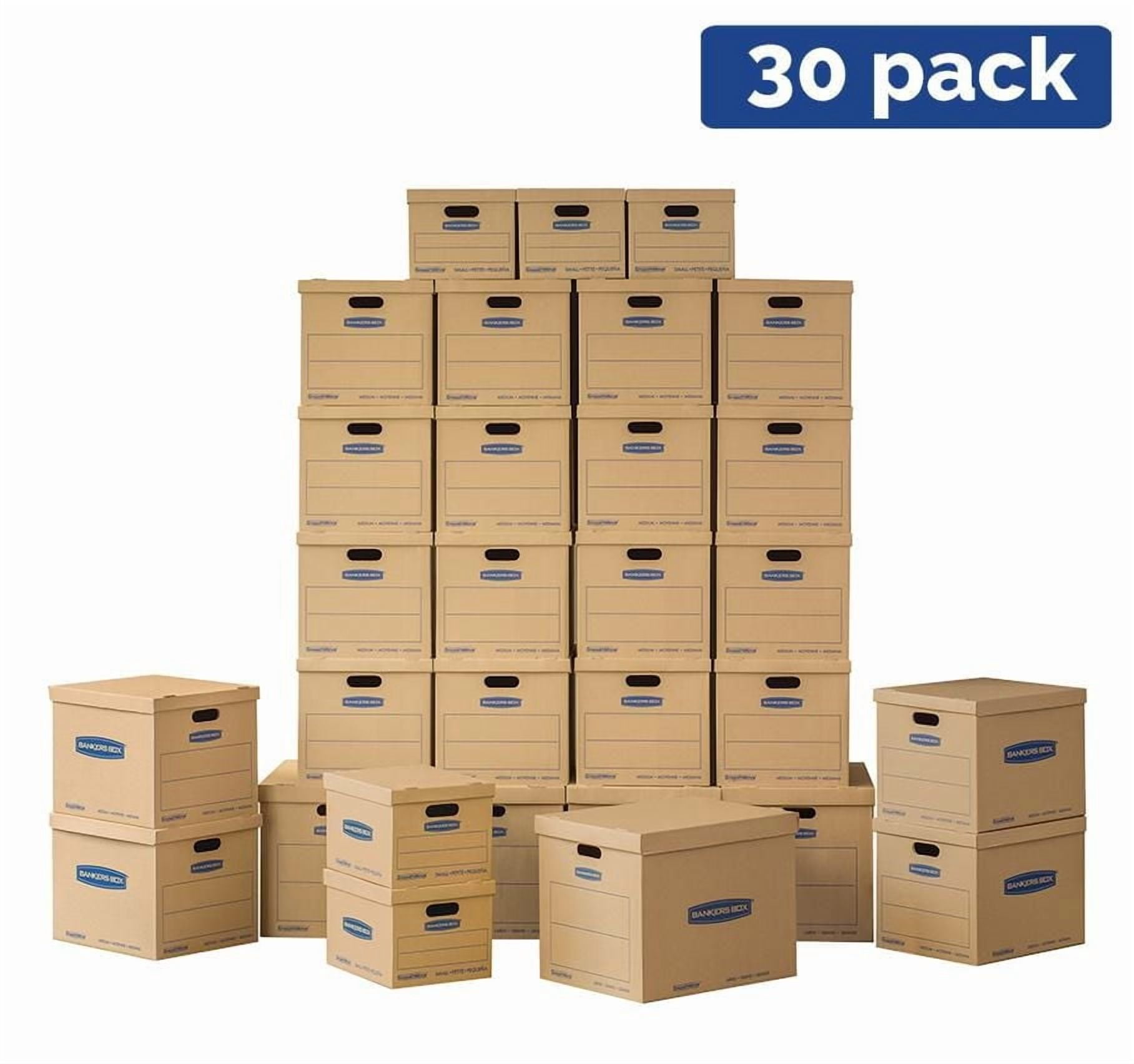 Bankers Box - SmoothMove™, Kit classique, 20 petites/5 moyenne./5 grandes boîtes,  30 Paq.