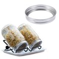 thumbnail image 3 of EIGTHTAIL 12pcs Stainless Steel Screw Bands Rings Rustproof Replacement Jar Lid Tops for Mason Jars Ball Canning Jars, 3 of 6
