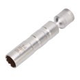 thumbnail image 2 of Magnetic Swivel Spark Plug Socket, Abrasion Proof Durable 14mm Base Long Service Life Wobble Spark Plug Sleeve 12 Point 3/8in Drive  For Car, 2 of 8