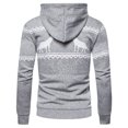 thumbnail image 3 of Cardigan à Capuche à Fermeture à Glissière Imprimé Faon de Noël pour Hommes, 3 of 3