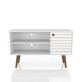 thumbnail image 2 of Manhattan Comfort Liberty Petit Meuble TV Moderne Mi-Siècle, Blanc, 2 of 10
