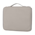 thumbnail image 2 of 13.8" Tablet Sleeve Organizer Bag, Multi-Layer Electronics Storage Case, Waterproof Nylon Travel Portfolio Pouch with Document Compartment, Protective Laptop Carrying Case for Business, 5, 2 of 6