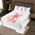thumbnail image 2 of Erosebridal Princess Bowknot Coverlet Set Twin, Ballet Shose Bedding Set, Teens Room Decor 2pcs, 2 of 5