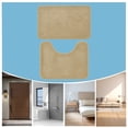 thumbnail image 5 of Yhmxh Bathroom Floor Mat 2 Piece Solid Color AntiDirty Carpet Toilet Bathroom Non Slip Absorbent Floor Mat Bathroom Foot Mat Washable Rug Anti-slip Rug Decorative Rug Rugs for Living Room Outdoor Rug, 5 of 5