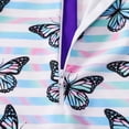 thumbnail image 4 of Little Girls Rash Guard Swimsuits Flounce Printed Long Sleeve Sun Protection Girls Toddler Bathing Suit Girl 4-5 Years, 4 of 8