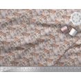thumbnail image 2 of Soimoi Poly Georgette Fabric Leaves & Tiger Jungle Print Fabric by Yard 52 Inch Wide, 2 of 3