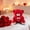Rouge, variante sur Wuztai Mignonne Poupée Ours Rose, Jouet Ours en Peluche de 10 Pouces, Animal en Peluche Doux Cadeau d'Anniversaire pour Petite Amie Enfants