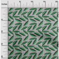 thumbnail image 2 of oneOone Polyester Spandex Green Fabric Abstract Leaf With Dot Fabric For Sewing Printed Craft Fabric By The Yard 56 Inch Wide, 2 of 4