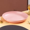 thumbnail image 1 of Fridja 11 inch Large Dinner Plates, Solid Color Antifall Round Plates, Unbreakable Dinner Plastic Vegetable Plates, Snack Plates Dining Table Bones Plates Garbage Plates Salad Plates, 1 of 3