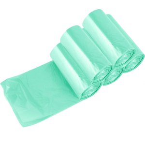 100Pcs Sac à ordures jetable Thicken Maison Bureau Sacs de stockage des déchets 45x50cm(Vert)