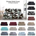thumbnail image 1 of CHOK Housse de Sofa Extensible en Spandex pour Causeuse Fleur Rouge Moyen, 1 of 6