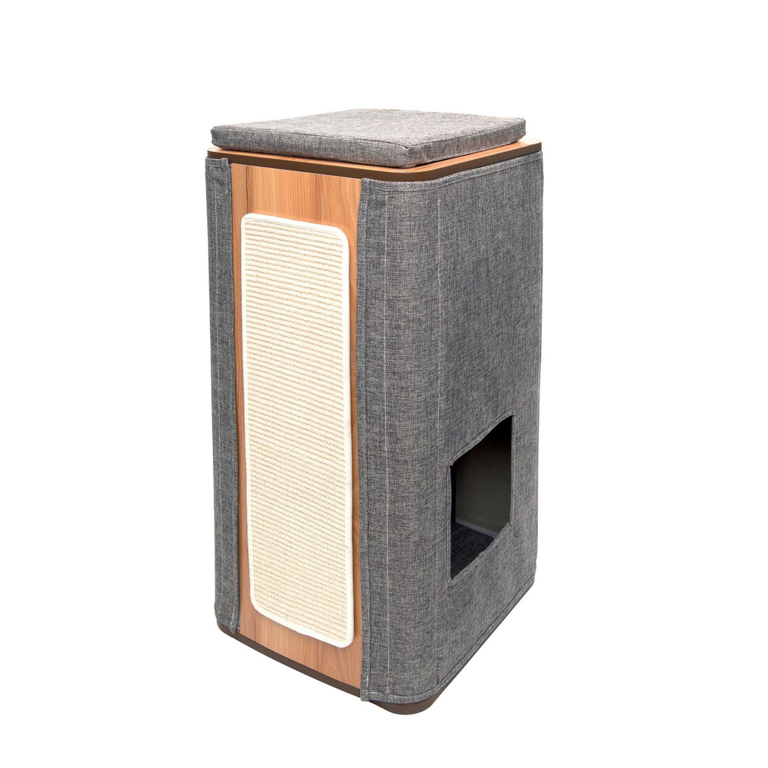 Catit Vesper Cubo Tower Cat Furniture, Stone