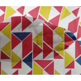 thumbnail image 4 of oneOone Viscose Chiffon Fabric Parallelogram & Triangle Geometric Decor Fabric Printed BTY 42 Inch Wide, 4 of 4