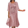 thumbnail image 1 of Pisexur Robe Maxi Sans Manches à Dos Nageur pour Femme, Imprimé Floral, Décontractée, Longue, Fluide, Robe Irrégulière, 1 of 6
