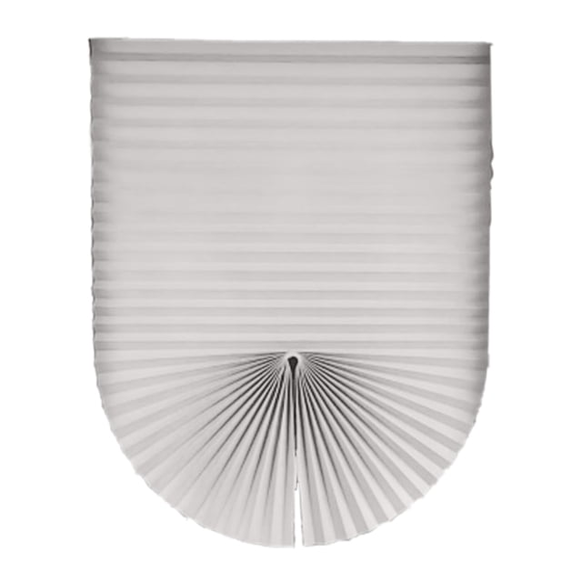 Curtain For Windows Polyester Fabric Panel Drapes Cordless Pleated Window Shades Easy Install No Drill No Tools White Blue Black br Light Filtering Blinds Size 236 W X 59 H