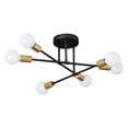 thumbnail image 2 of 6 Ceiling Chandelier Lighting Room Bedroom Cafe Bar Decor, Golden, 2 of 8