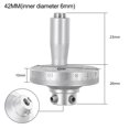 thumbnail image 1 of 1PCS Roue à Main en Alliage d'Aluminium Roue à Main Coulissante Échelle Roue 42mm, 1 of 10