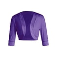 thumbnail image 1 of Gupgi Women Shrug Cardigan Open Front Solid Color Bolero Jacket Cropped Coat, 1 of 7