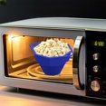 thumbnail image 1 of Feltree Foldable Silicone Popcorn Bowl with Lid, Microwave Safe, Easy Clean, Double Handle Design for Movie Nights, Parties and Home Snacking, 1 of 8