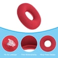 thumbnail image 4 of Unique Bargains Inflatable Seat Cushion, Portable Donut Cushion Backrest Seat Donut Pillow, Red, 4 of 6