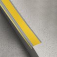 thumbnail image 4 of Unique Bargains 5Ft Stair Nosing, 2.5mm PVC L Shape Staircase Step Edges Protectors, Yellow/Grey, 4 of 7