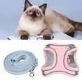 thumbnail image 4 of Ensemble Harnais et Laisse pour Chat, Harnais Gilet Ajustable pour Chaton pour la Marche, Ensemble Harnais et Laisse Gilet pour Chat Anti-Évasion, Harnais Gilet pour Chat Confortable pour la Marche, Entraînement, 4 of 8