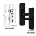 thumbnail image 2 of Smart Door Lock with Handle Keyless Entry Door Lock for Front Door WIFI Lock Smart Life Free App Remote Control Door 35-120mm ,Easy Installation, 2 of 5