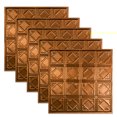thumbnail image 1 of Great Lakes Tin Ludington Copper 2ft x 2ft Lay In Ceiling Tiles (5 Pack), 1 of 6