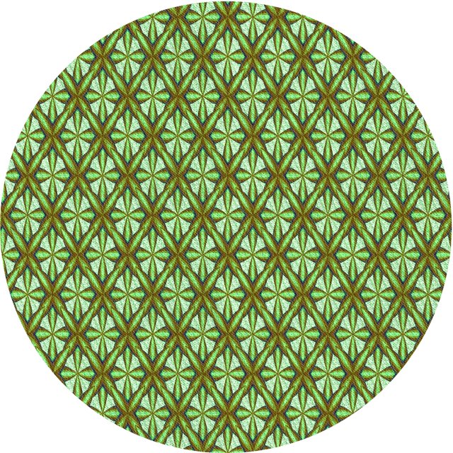 Ahgly Tapis Rond Lavable en Machine Intérieur Transitionnel Chêne Brun, 7 Pieds Rond