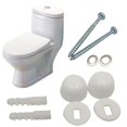 thumbnail image 1 of Toilet Bidet Anchor Bolts Set Pan Fix to Floor Kit Repair Fixings Fitting Screws, 1 of 11