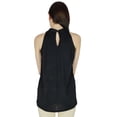 thumbnail image 4 of Bimba Blouse pour Femme à Col Licou Haut Personnalisé Haut Décontracté Sans Manches, 4 of 4