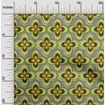 thumbnail image 2 of oneOone Rayon Yellow Fabric African Sewing Material Print Fabric by The Yard 56 Inch Wide, 2 of 4