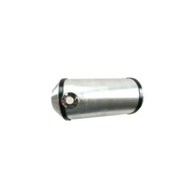 Réservoir de Carburant Rond en Aluminium 7 gal & 10 x 22.50 Po, Noir