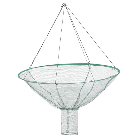 Filet de Pêche Pliable en Polyester Durable pour Attraper des Crabes et des Crevettes, Léger, Portable, Couleurs Assorties