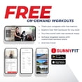 thumbnail image 4 of Machine à ramer Sunny Health & Fitness Smart Obsidian Surge 500 m - SF-RW5713SMART, 4 of 6