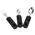 thumbnail image 3 of Adaptive Utensils, Parkinsons Utensils Nonslip Grip 3 Pieces  For Elderly, 3 of 8