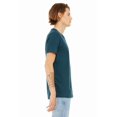 thumbnail image 3 of BELLA+CANVAS T-Shirt Jersey à Col en V pour Homme, G, Sarcelle Foncé, 3 of 3