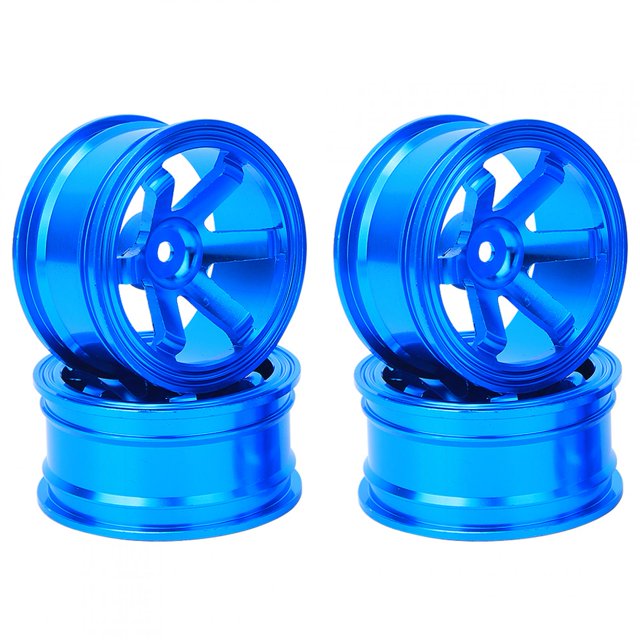 Hilitand RC Car Wheel Hub, RC Car Wheel Rim, Aluminium Alloy For RC Model Vehicles RC Truck RC Model Car 1/10 Flat Running Drift RC Car