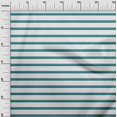thumbnail image 2 of oneOone Cotton Silk Teal Green Fabric Stripe Block Sewing Craft Projects Fabric Prints By Yard 42 Inch Wide, 2 of 4
