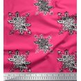 thumbnail image 1 of Soimoi Rayon Fabric Floral Block Print Fabric by The Yard 42 Inch Wide, 1 of 3