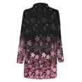 thumbnail image 2 of Cardigans pour Femmes Cardigan à la Mode pour Femmes à Manches Longues à Imprimé Floral Veste Haut en Liquidation, 2 of 5