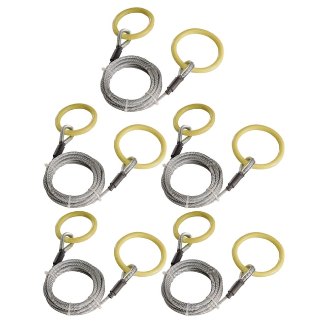 Timber Tuff Câble Ras du Cou pour Bûche de 10 Pieds avec Anneaux de Remorquage (Lot de 5)