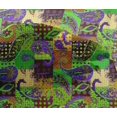 thumbnail image 5 of oneOone Viscose Chiffon Dark Mustard Fabric Paisley Patchwork Craft Projects Decor Fabric Printed By The Yard 42 Inch Wide, 5 of 5