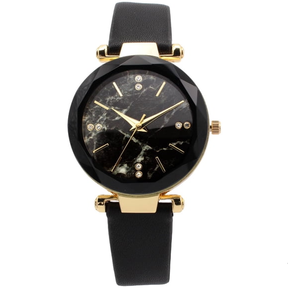 Montre pour femme avec bracelet noir