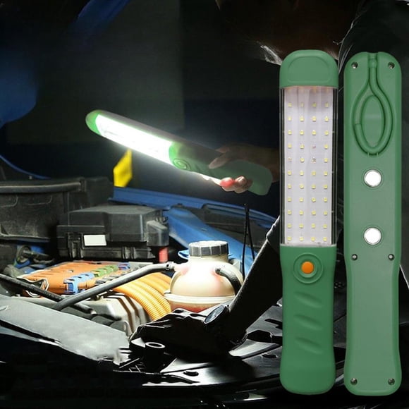 Feltree Super Bright 48LED Rechargeable Work Light with Magnetic Base, Portable and Shockproof for Auto Repair, Outdoor and Emergency Use
