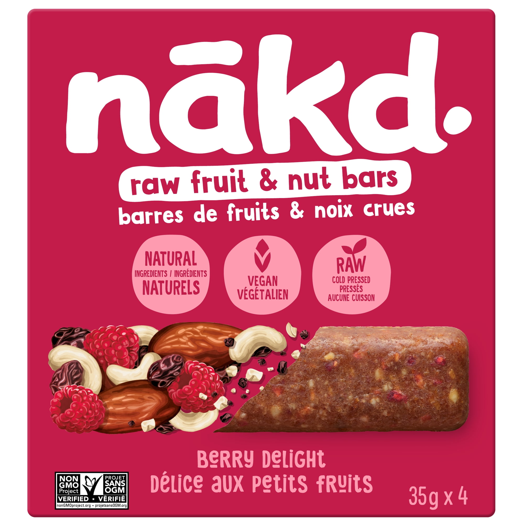 Nakd Bars Nakd Berry Delight 4 X 35g