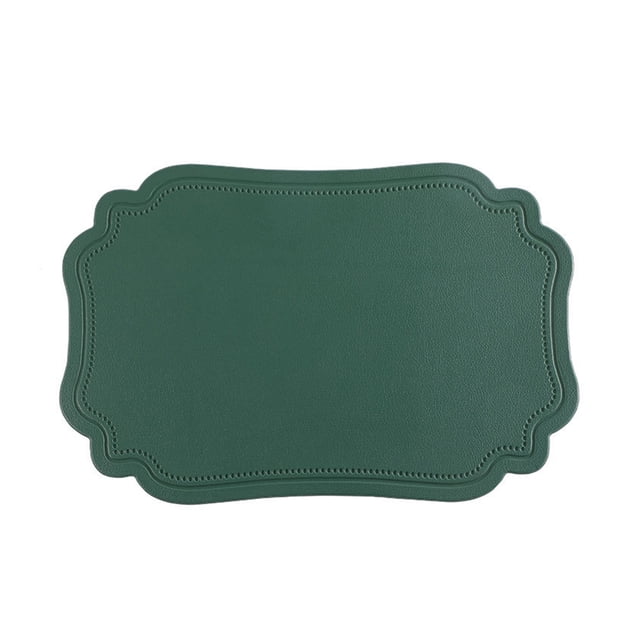 PVC Placemat 30 cm x 45 cm Heat-Resistant Oil-Proof Vintage Scandinavian-Style Table Mat for Dining Room