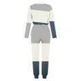 thumbnail image 5 of Birdeem Womens Fashionable Loose Printed Long Sleeved Round Neck Drawstring Casual Set, 5 of 5